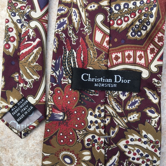 Christian Dior ties 100%silk - Picture 4 of 6